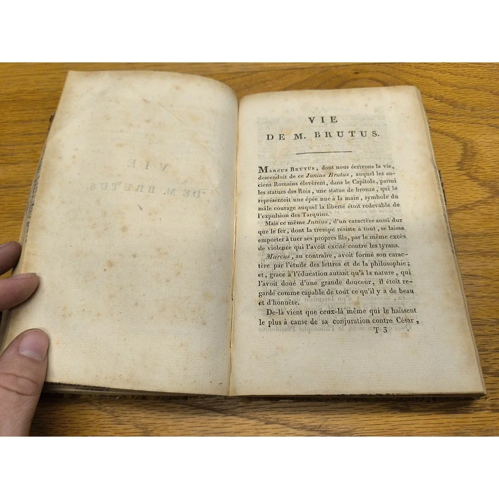 1802 Cicero, Letters, Lettres de Ciceron a M Brutus‎